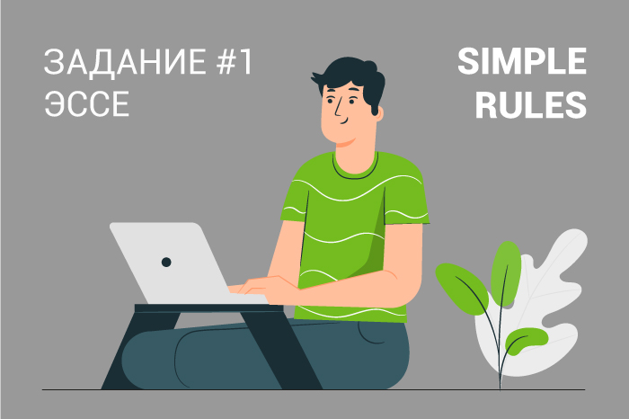 Большая игра SIMPLE RULES Задание #1 – конкурс эссе